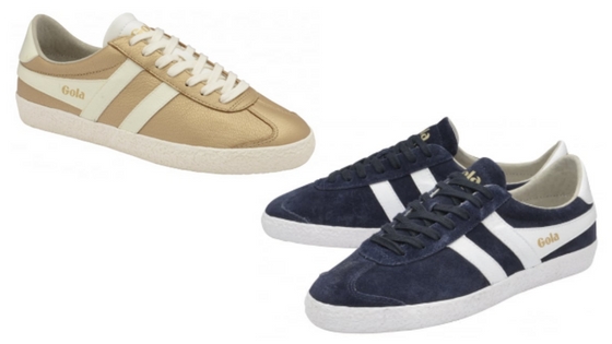 Gola Specialists Navy and Metallic Gold