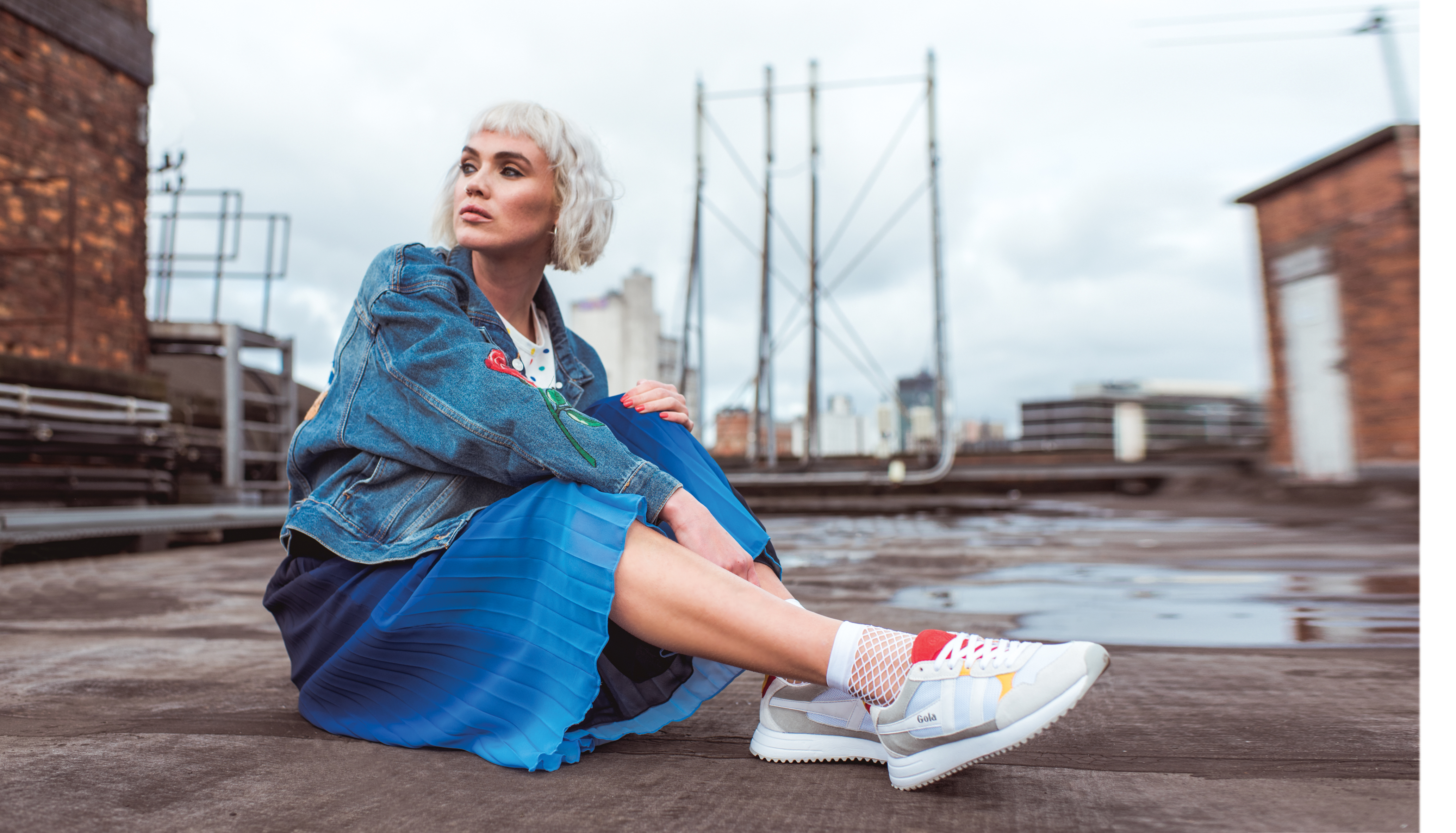 pleated skirt trainers gola