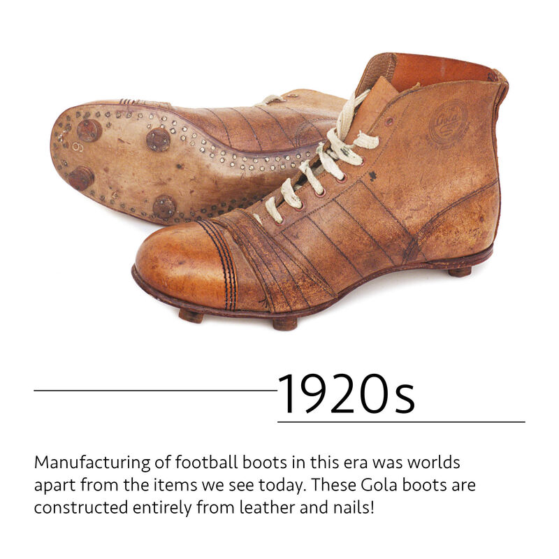 Gola's football boots from the 1920s