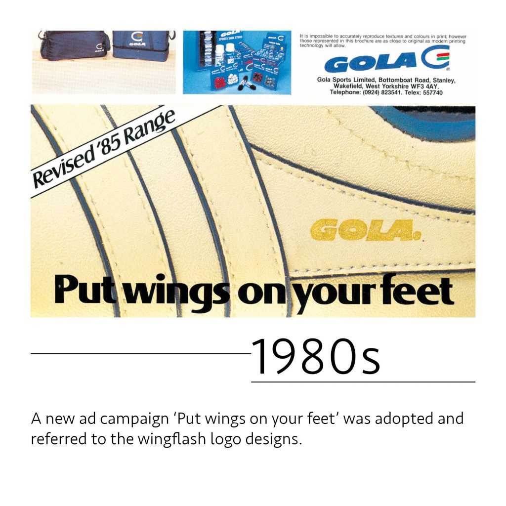 Gola campaign - put wings on your feet