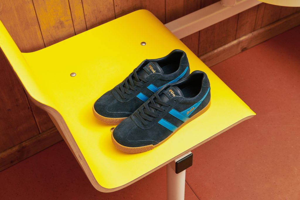 Men's navy and blue Harrier trainers